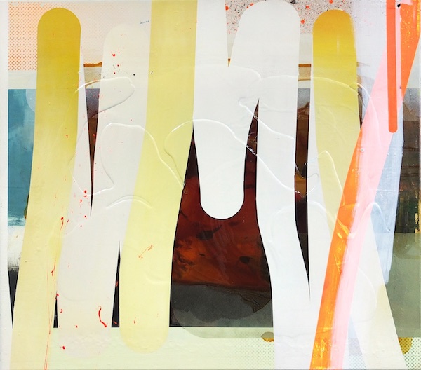 Sebastian Menzke: flaming 2, 2018, oil on canvas, 70 x 80 cm

